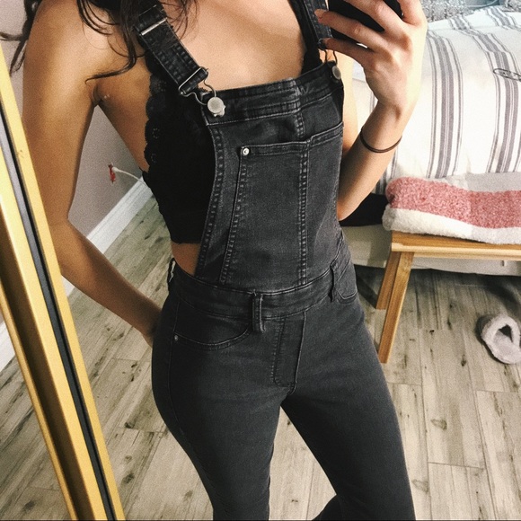 H&M Pants - Gray Festival Overalls | NWOT